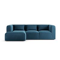 Habitat Lars Left Hand Corner Sofa - Ink Blue - Ash Leg