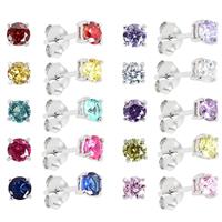 Revere Sterling Silver Stud Earrings Set of 10