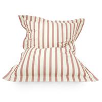 rucomfy Kids Stripe Out Squarbie Bean Bag- Pink