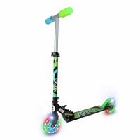 Zinc Twister Inline 2 Wheel Scooter - Blue & Green