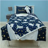 The Snowman Brushed Kids Bedding Set - Single
