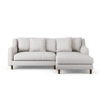 Habitat Swift Right Hand Corner Sofa - Natural - Dark Leg