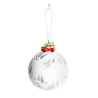 Argos Home Single Driving Home For Christmas Bauble