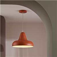 Habitat Aerial Metal Pendant Light - Burnt Orange