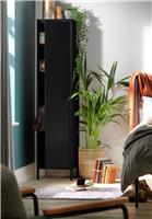 Habitat Stevie Tall 1 Door 4 Shelf Locker - Black