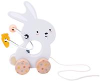 Chad Valley Woodland Wooden Pull Along Bunny