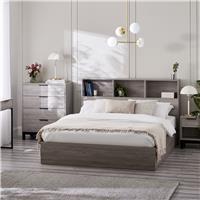 Julian Bowen Bali Single Wooden Ottoman Bed - Grey