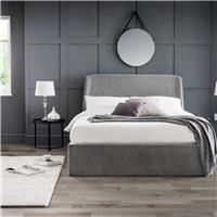 Julian Bowen Frida Kingsize Ottoman Bed - Grey