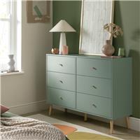 Habitat Otto 6 Drawer Chest - Green