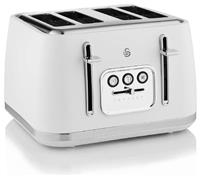 Swan Serenity ST19024WHT 4 Slice Toaster - White