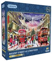 Gibsons Regent St Christmas 1000 Piece Jigsaw Puzzle