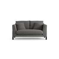 Habitat Aston Fabric 2 Seater Sofa - Charcoal - Black Leg