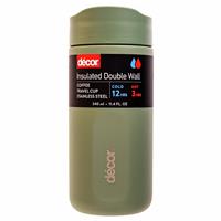 Decor Spill Proof Green Coffee Cup - 340ml