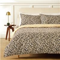 Argos Home Leopard Brown Bedding Set - Double