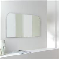 Habitat Silver Round Edge Rectangular Wall Mirror - 40x100cm
