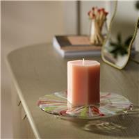 Habitat Swirled Glass Candle Pedestal