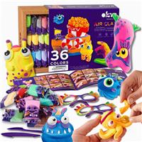Okto Air Dry Clay 36 Colours Modelling Set
