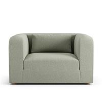 Habitat Lars Fabric Cuddle Chair - Sage Green