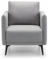 Julian Bowen Rohe Fabric Armchair - Grey