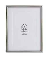 "Habitat Skinny Silver Metal Picture Frame - 5x7"""