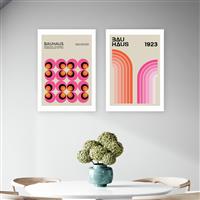 East End Prints Bauhaus Twin Set Art Prints - A3