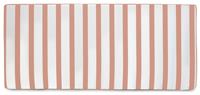rucomfy Stripe Garden Bench Cushion - Pink & White