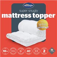 Silentnight Super Snuggly 10cm Mattress Topper-Superking