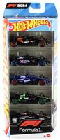 Hot Wheels 5-Pack Race Team Themed Die-Cast Toy Cars