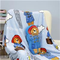 Paddington Shaped Cushion - Blue - 40x30cm