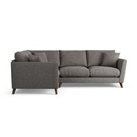 Habitat Lomond Left Hand Corner Sofa - Charcoal - Dark Leg