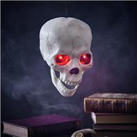 Argos Home Light Up Animated Skull Halloween Decoration