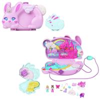 Polly Pocket 2-in-1 Bunny, Fun Wearable Purse Playset