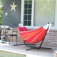 Vivere Mimosa Double Hammock with Metal Stand