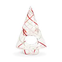 Habitat Striped Glass Christmas Tree Shaped Wax Melt Burner