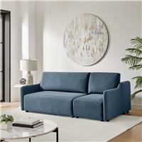 Habitat Stanley Fabric 3 Seater Sofa Bed - Navy