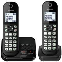 Panasonic KX-TGC462EB Cordless Phone & Answer Machine - Twin