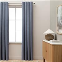 Habitat Blackout Eyelet Curtain - Navy - 137x117cm