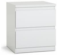 Argos Home Jenson Bedside & 3 Drawer Chest Set - Matte White