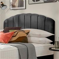Silentnight Merlin Fabric Single Headboard - Charcoal