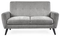 Julian Bowen Monza Fabric 2 Seater Sofa - Grey