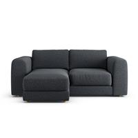 Habitat Ayr Reversible Corner Sofa - Charcoal - Ash Leg