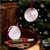 Argos Home Robin Ceramic Pomander - Christmas Spice