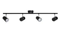 Argos Home 4 Light Bar Light - Matt Black