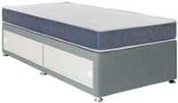 Argos Home Devon Single Side Slide Divan Bed - Grey