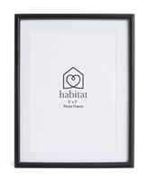 "Habitat Skinny Black Metal Picture Frame - 5x7"""
