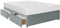 Argos Home Winslow Double 4 Drawer Divan Bed - Grey