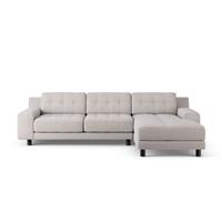 Habitat Hendricks Right Hand Corner Sofa - Natural-Black Leg