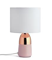 Argos Home Duno Touch Table Lamp - Copper & Pink