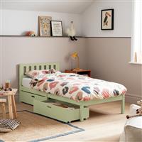 Habitat Kids Ronnie Single Bed with Drawers - Green