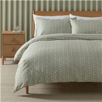 Argos Home Floral Print Soft Green Bedding Set - Single